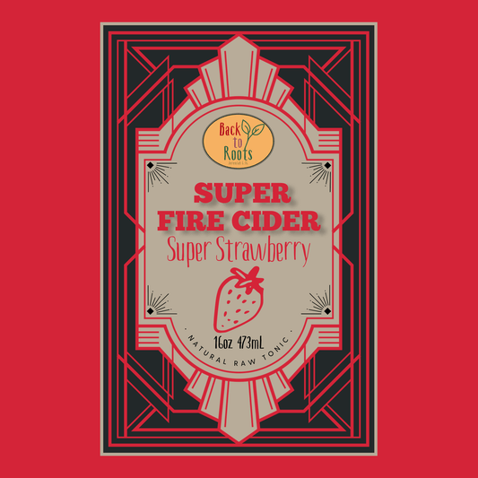Super Strawberry *Limited Edition* Super Fire Cider - Back to Roots